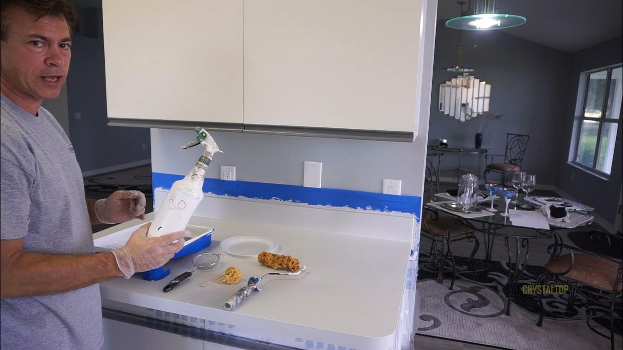 DIY Countertop Kit Coloration Process YouTube