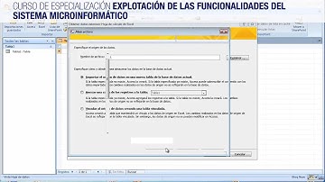 Curso de Explotación de las funcionalidades del sistema microinformático