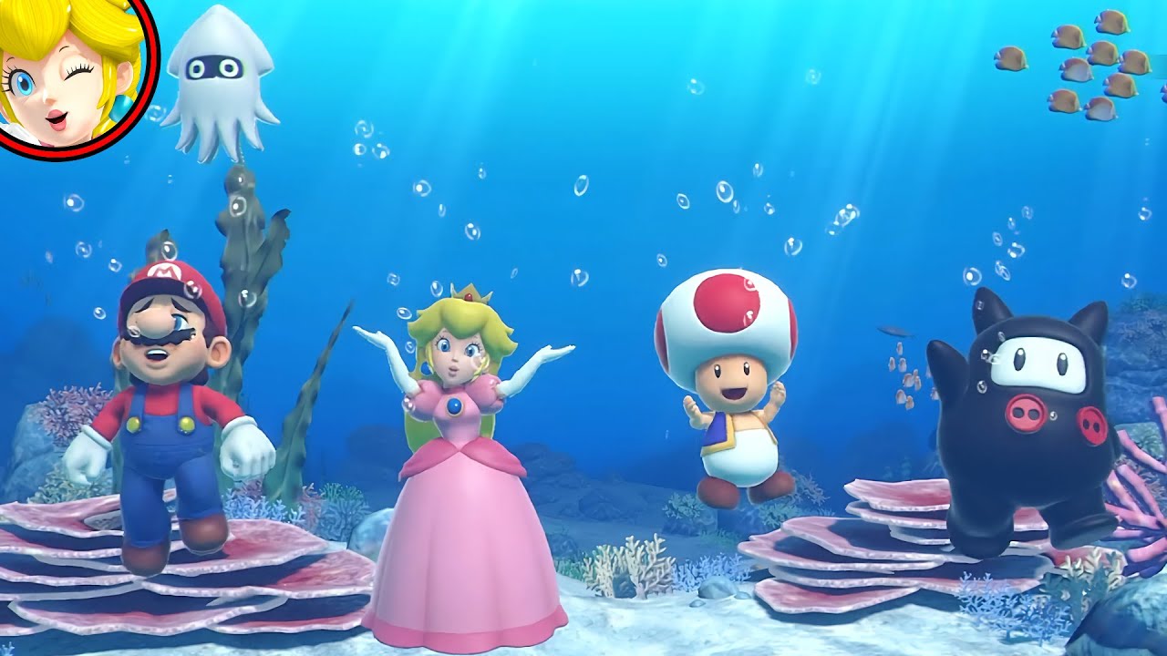 Super Mario Party Jamboree Minigames Peach Gameplay Challenge Coin ...