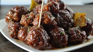 Crock Pot BBQ Meatballs