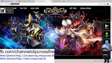 SHOW 2 demo WEB scam Liên Quân Mobile và Chú Bé Rồng