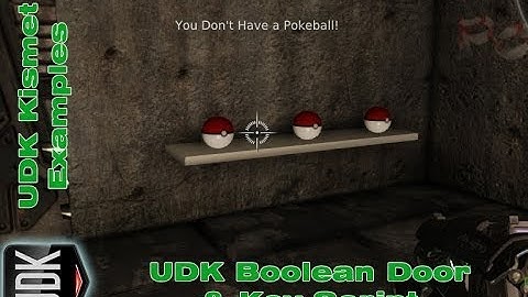 UDK Boolean Door & Key Script | Example by Devin Sherry