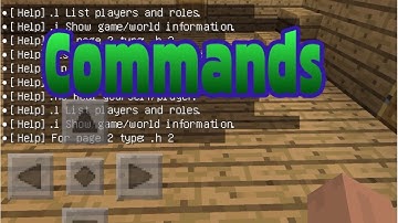 Minecarft PE 0.10.4 commands! IOS 8