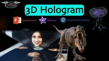 How to make 3D Hologram video of yourself/ iMovie/ Powerpoint/ QuickTime Player