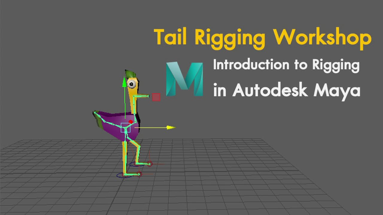 rigging แปลว่า  New  Intro to Rigging Tail rigging (การใส่กระดูกส่วนหาง) Part 2