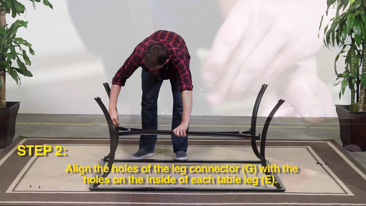 Home Depot Belleville 7pc Dining Table YouTube