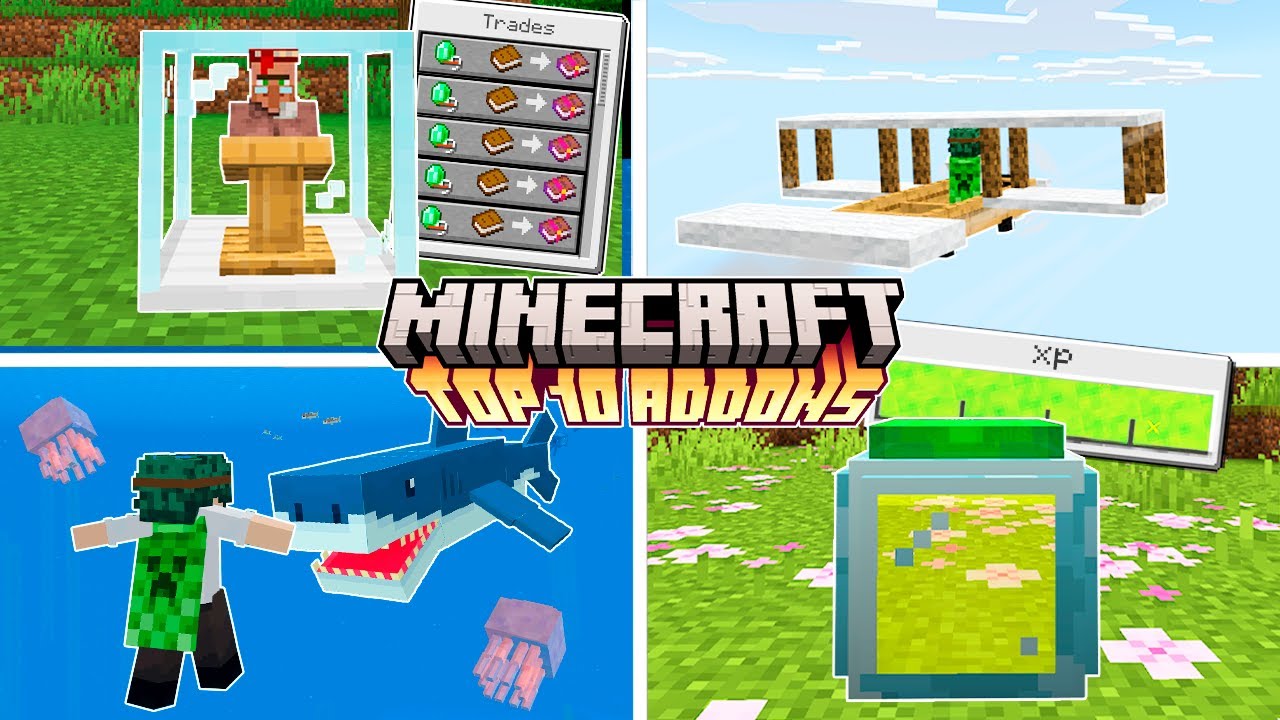 🔥TOP 10 ADDONS INCRIVEIS para o SEU MINECRAFT BEDROCK 1.21+🔥 - YouTube
