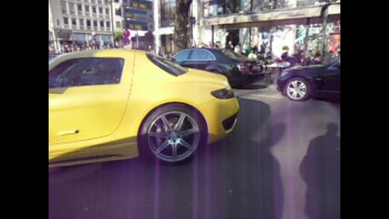 Mercedes SLS Amg - streetrace - YouTube