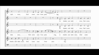 [choral music score] Draw on, Sweet Night - John Wilbye