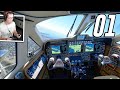 Microsoft flight simulator  part 1  first solo flight