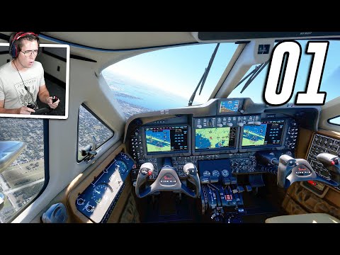 Microsoft Flight Simulator - Part 1 - FIRST SOLO FLIGHT!