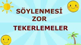 SÖYLENMESİ ZOR TEKERLEMELER Resimi