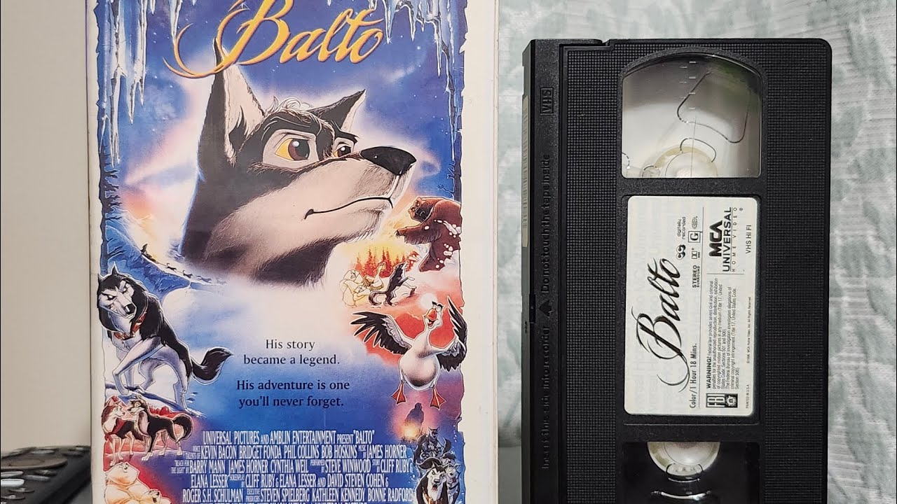 Opening to Balto 1996 VHS.