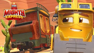 Milo and Brock Find a Stage Coach | Mighty Express Clips | Cartoons for Kids