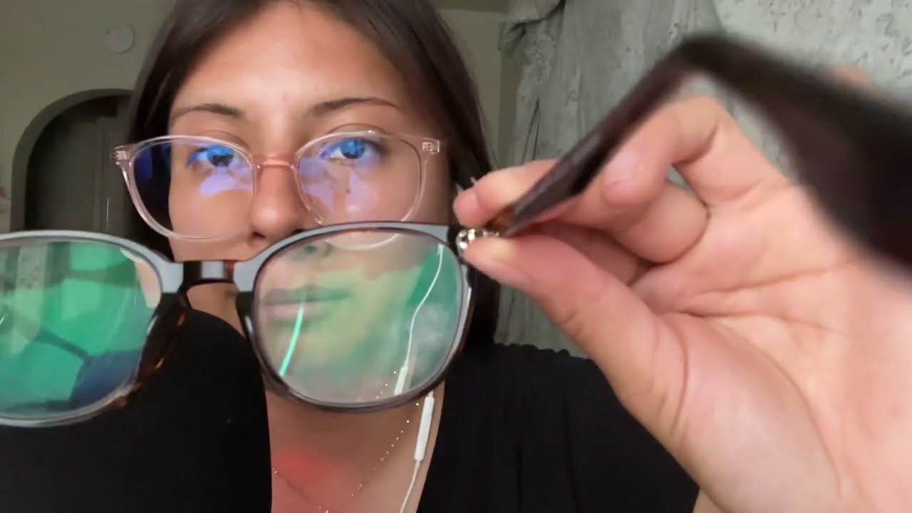 ASMR face measuring for your glasses (soft spoken/whispering)