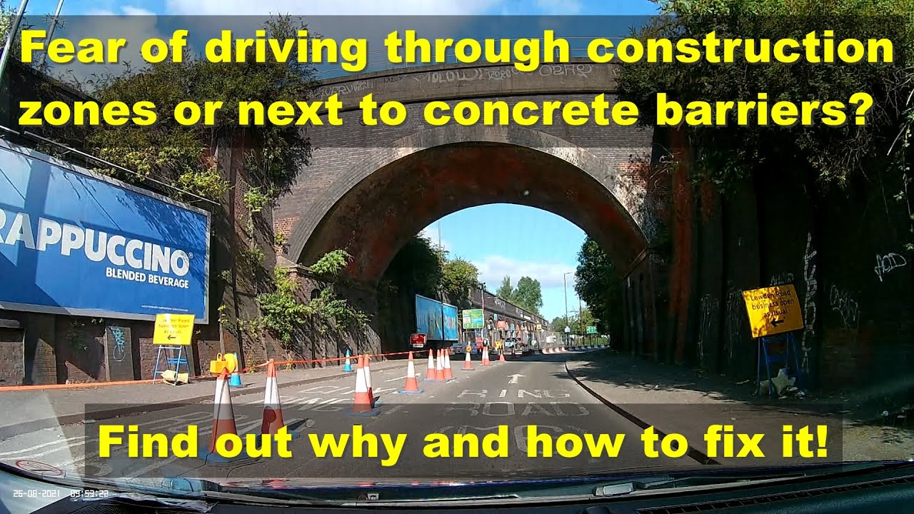 Fear of driving by construction zones or concrete barriers? YouTube
