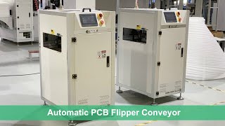SMT Handling Equipment Automatic PCB Fliiper Conveyor With SMEMA