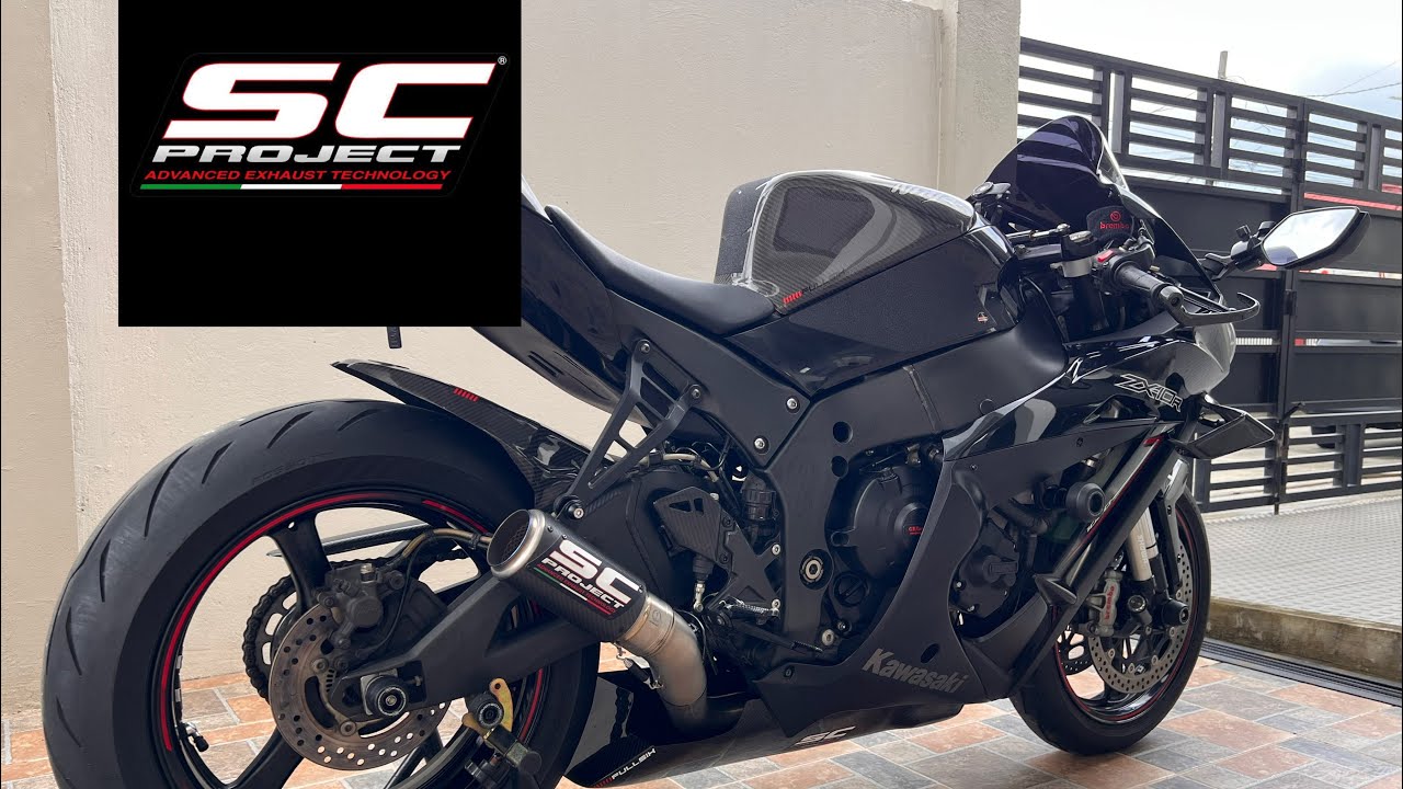 Ninja ZX10r SC Project CR-T Titanium Carbon Fiber Unboxing, Installation & Cold Start w/ Sound Check