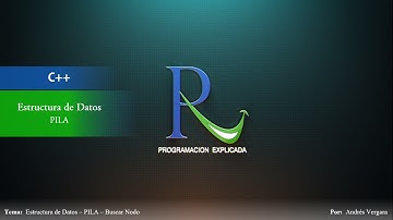 Estructura de datos en C++ - PILA - Parte 2 - Buscar Nodo