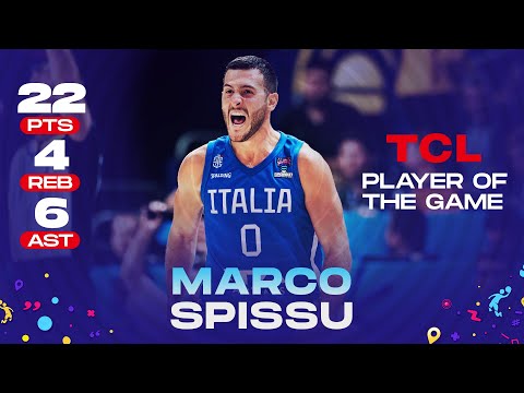 Marco SPISSU 🇮🇹 | 22 PTS / 4 REB / 6 AST | TCL Player of the Game vs. Serbia