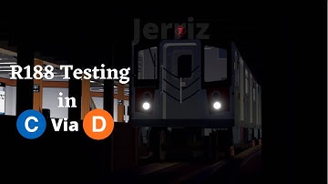 MTA C via D|  R188 Test Train In (C) Via (D) [MTA Roblox]