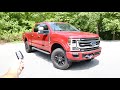 2022 Ford F250 SuperDuty Platinum Tremor: Start Up, Test Drive, Walkaround, POV and Review