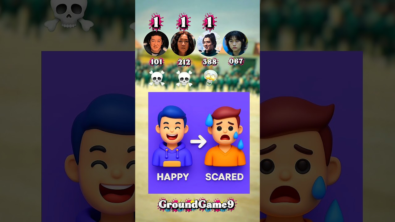 🔴 Squid Game Players Before vs After | Player 101, 212, 388 & 067 🔥🦑 GroundGame9