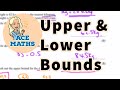 Understanding Upper and Lower Bounds in IGCSE & GCSE Maths