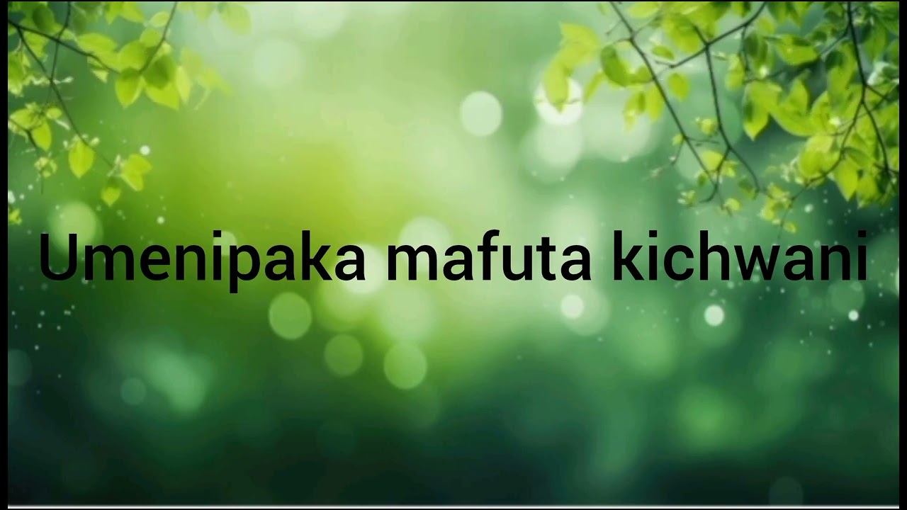 Bwana mchungaji wangu, Sitapungukiwa kitu