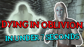 Dying in Oblivion in Under 7 Seconds! - Death% Speedrun
