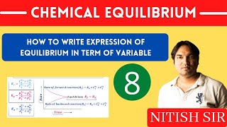 How To Write Expression Of Equilibrium in terms of variable L-1