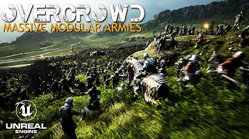 How to Create MASSIVE Crowds and Battle Scenes in Unreal Engine 5 - Niagara and OverCrowd