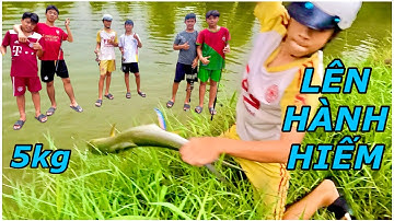 Chia Đội Lure Cá Lóc Bằng Cần Câu Máy Bất Ngờ Huy Hoàng Dính Được Cá Lạ |ATK