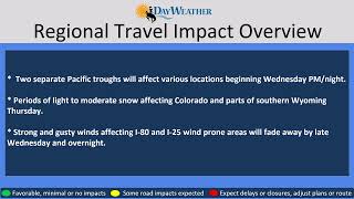 DayWeather Regional Travel Impact Forecast 1-6-26