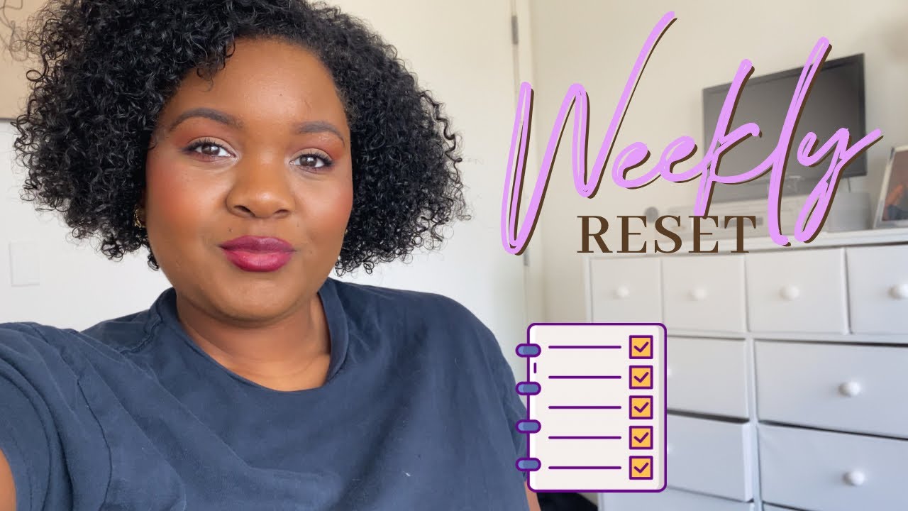 WEEKLY RESET ROUTINE | Let’s clean up, meal plan, grocery shop, and ...