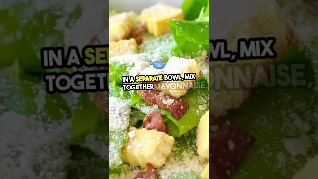 Delicious Caesar Salad Recipe in Minutes | Quick and Easy Caesar Salad 