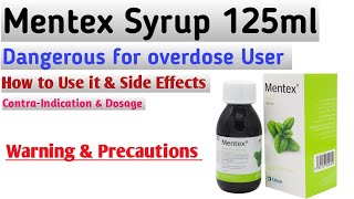 Mentex Syrup | How to Use, Side Effects, Contra-Indication |  منتکس شراب  side Effects on health