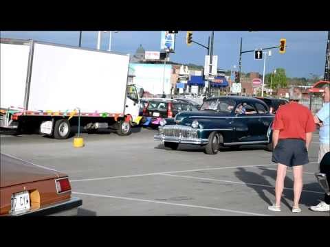 Video: Orange Julep Gibeau (Montreal Diner & Coches antiguos)