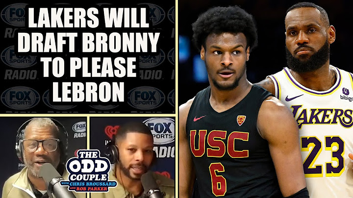 Rob Parker - Lakers Will Draft Bronny to Please LeBron Despite Him Being Unready