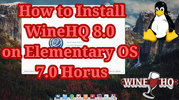 How to Install Wine HQ 8.0 on Elementary OS 7.0 Horus