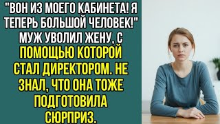 видео: Вон из моего кабинета! Я теперь большой человек! Муж уволил жену с помощью которой стал, директором. картинка: Вон из моего кабинета! Я теперь большой человек! Муж уволил жену с помощью которой стал, директором.