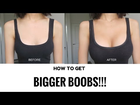 HOW TO GET BIGGER BOOBS WITHOUT SURGERY IN MINUTES! MIRENESSE