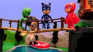 PJ Masks Toys Saves Romeo with Catboy, Owlette and Gecko