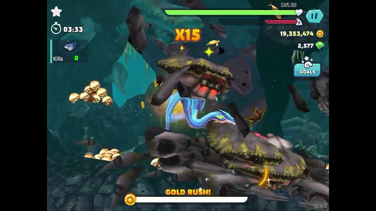 Hungry Shark evolution. Nessie has a glitch