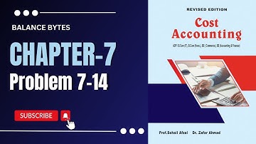 Chapter 7 | Process Costing | Units completed but on hand  | Problem 7-14 | by Prof. Muhammad Sufyan