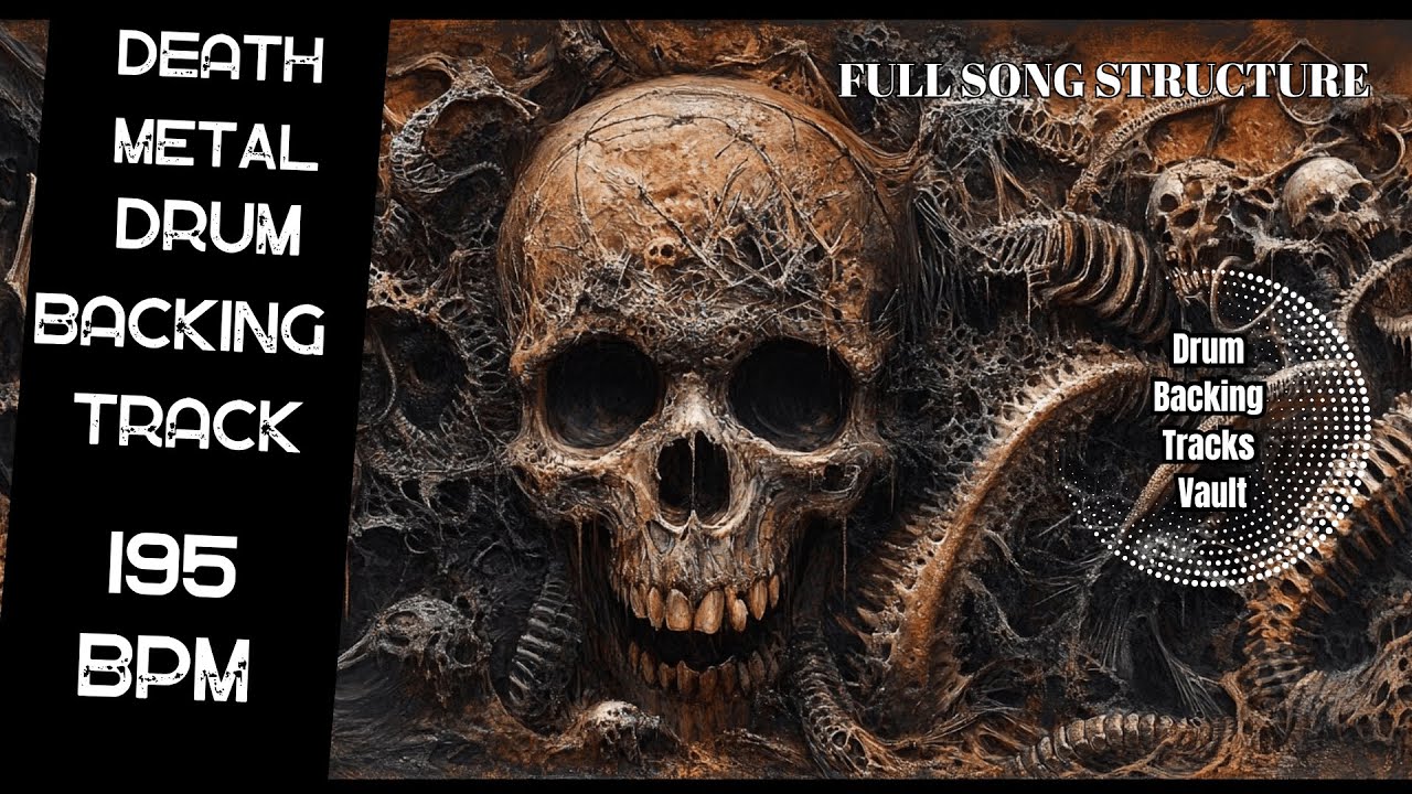 195 BPM Death Metal Drum Loop – High-Speed Groove for Extreme Practice
