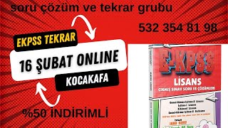 Ekpss 2026 Sınavı Cepte.kocaafa Ekpss 2026 Son Genel Tekrar Ve Soru Kamplarimiz %50 İndi̇ri̇mli̇ Olarak