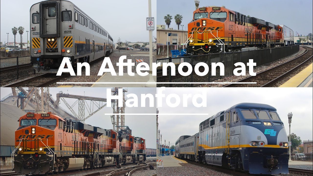 An Afternoon of Trains at Hanford - 12/22/20