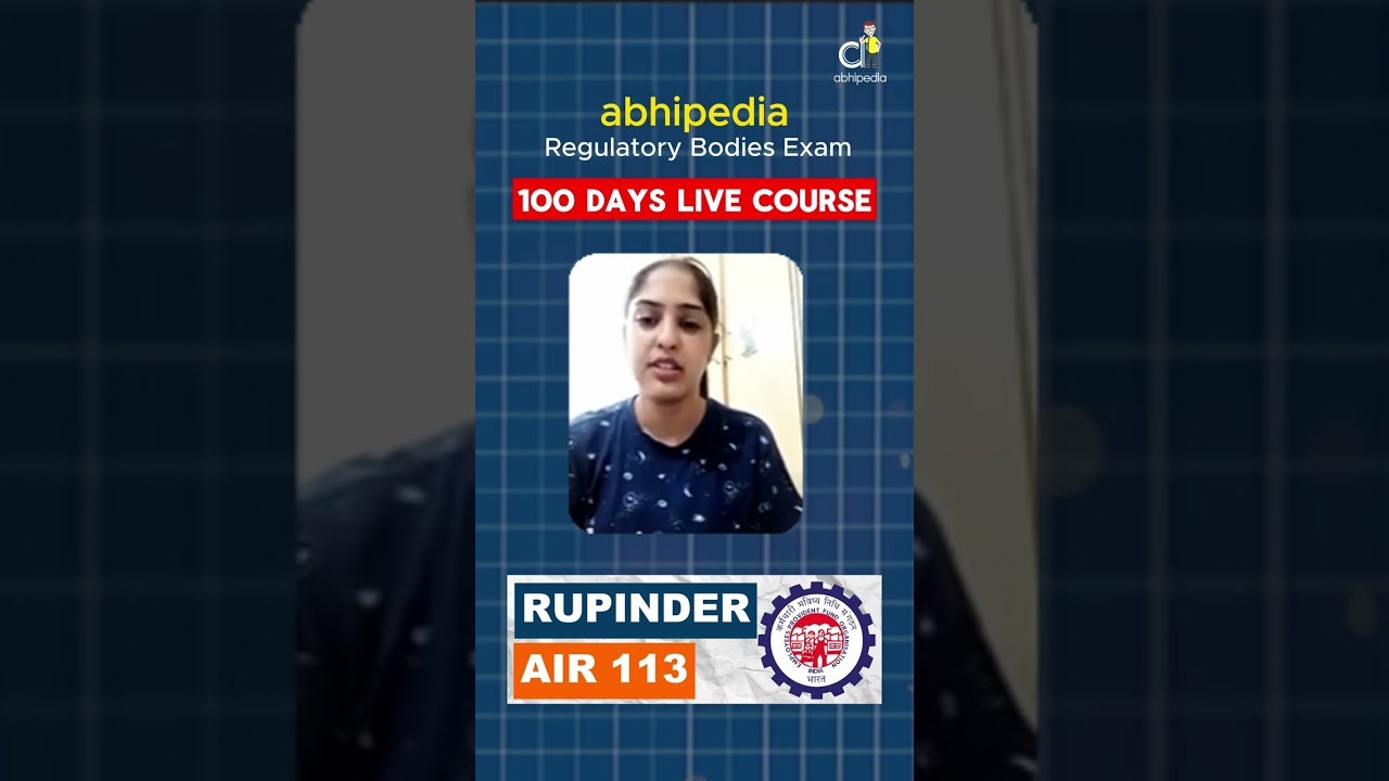 Topper's Talk UPSC EPFO | Rupinder | AIR - 113 | by abhipedia