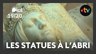 Intempéries : les statues de la cathédrale de Nantes mises à l'abri